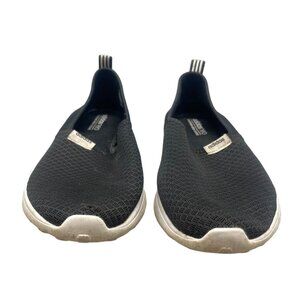 adidas women's slip-on shoes cloud foam black us 8 READ
